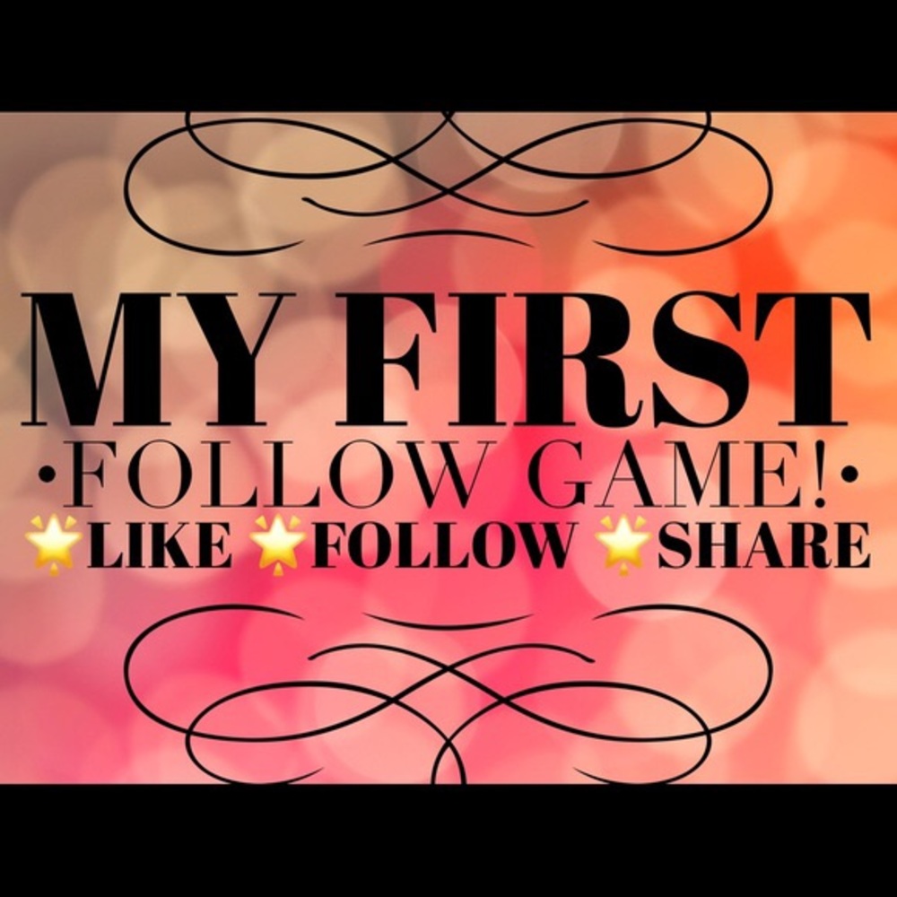 ✨1st Follow Game!✨ Goal 5K Followers!!